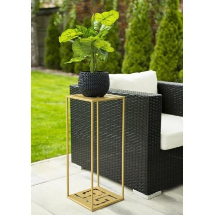 Soporte para plantas 60x24 cm dorado