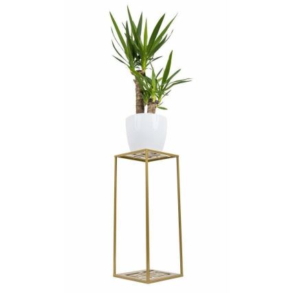 Soporte para plantas 60x24 cm dorado