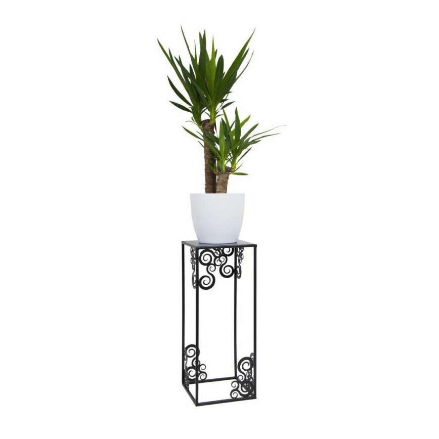 Soporte para plantas 60x24 cm negro