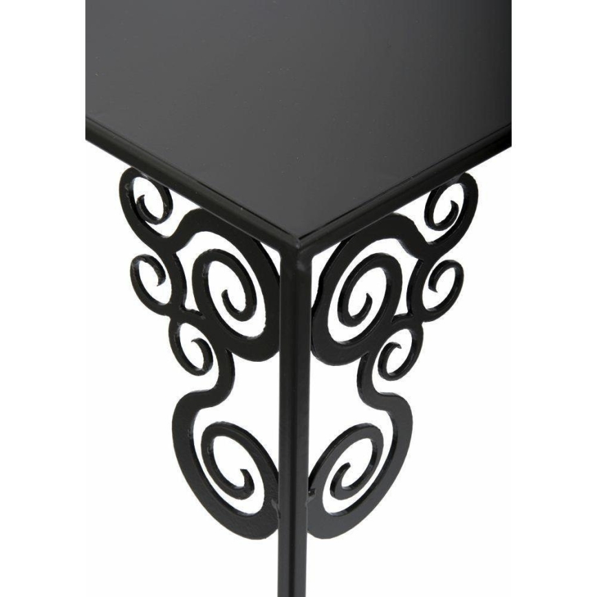 Soporte para plantas 60x24 cm negro
