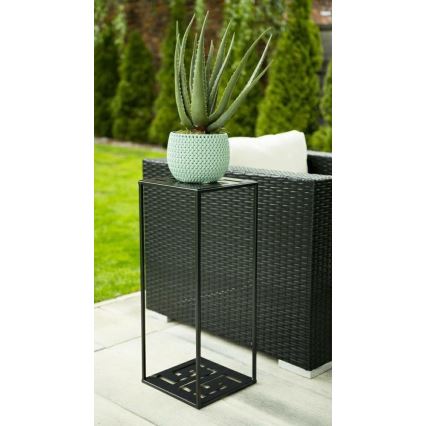 Soporte para plantas 60x24 cm negro