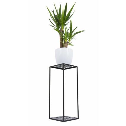 Soporte para plantas 60x24 cm negro