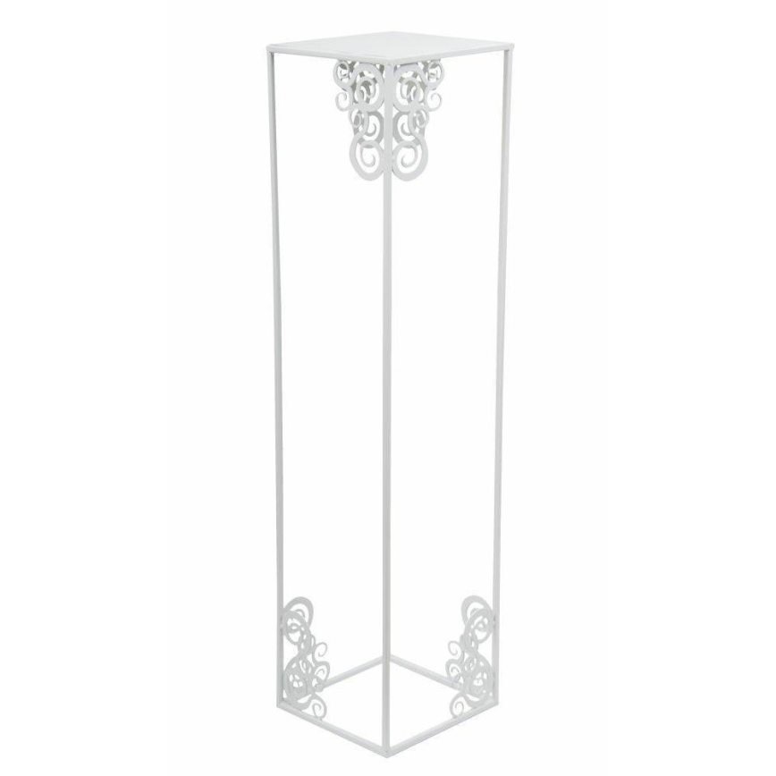 Soporte para plantas 80x24 cm blanco