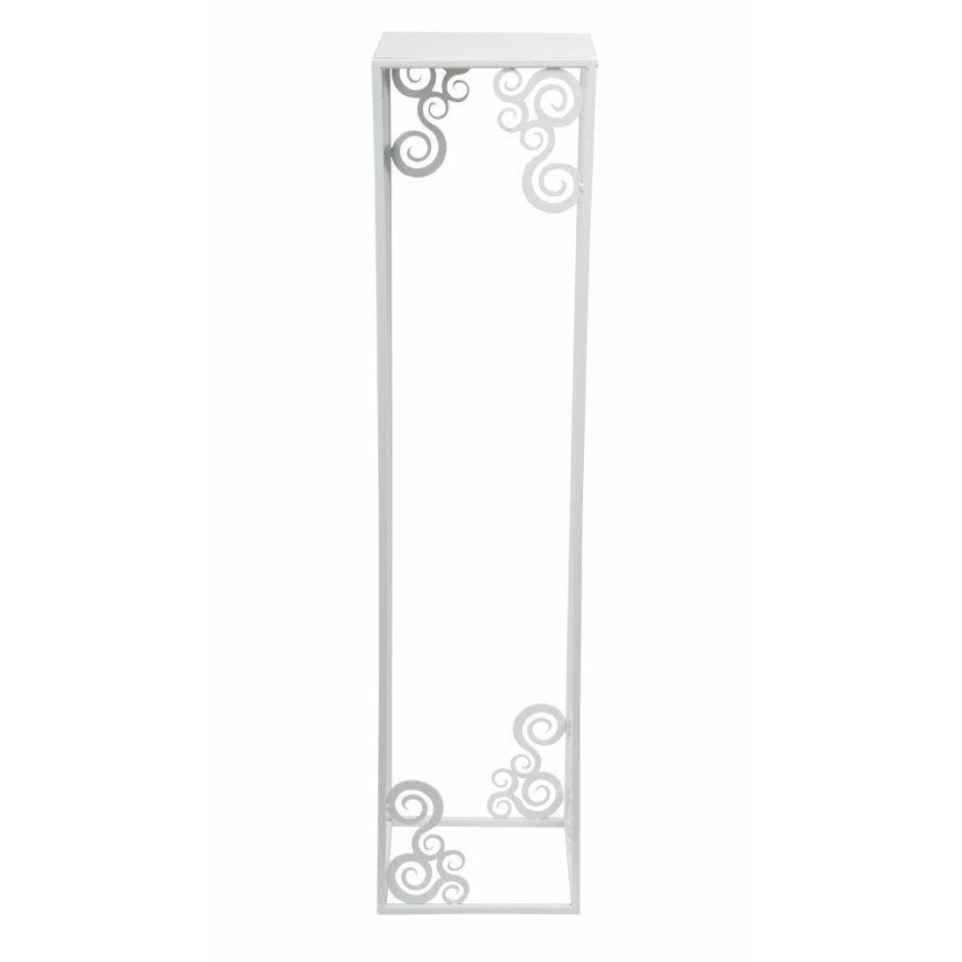 Soporte para plantas 80x24 cm blanco