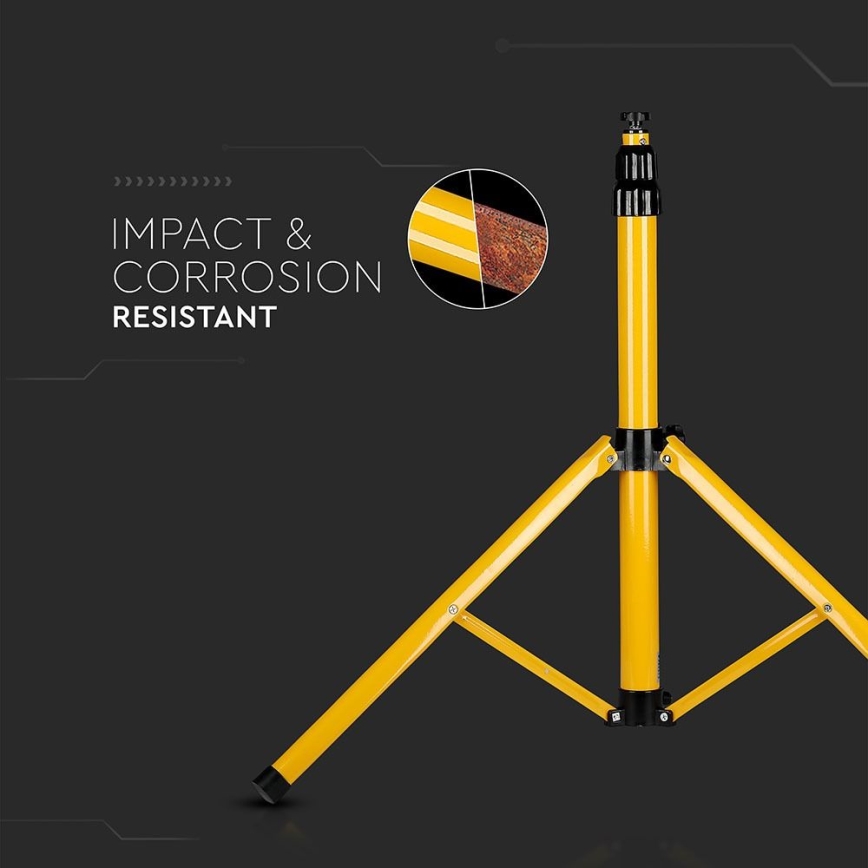 Soporte para proyector 180 cm amarillo