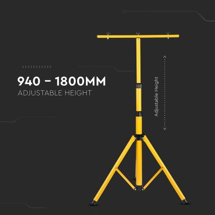 Soporte para proyector 180 cm amarillo