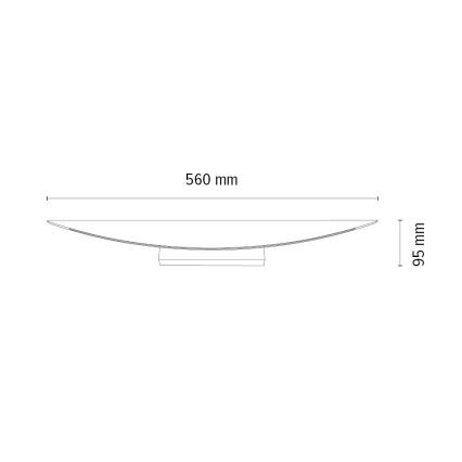 Aplique LED regulable DUBAI LED/6,5W/230V roble – FSC Certificado