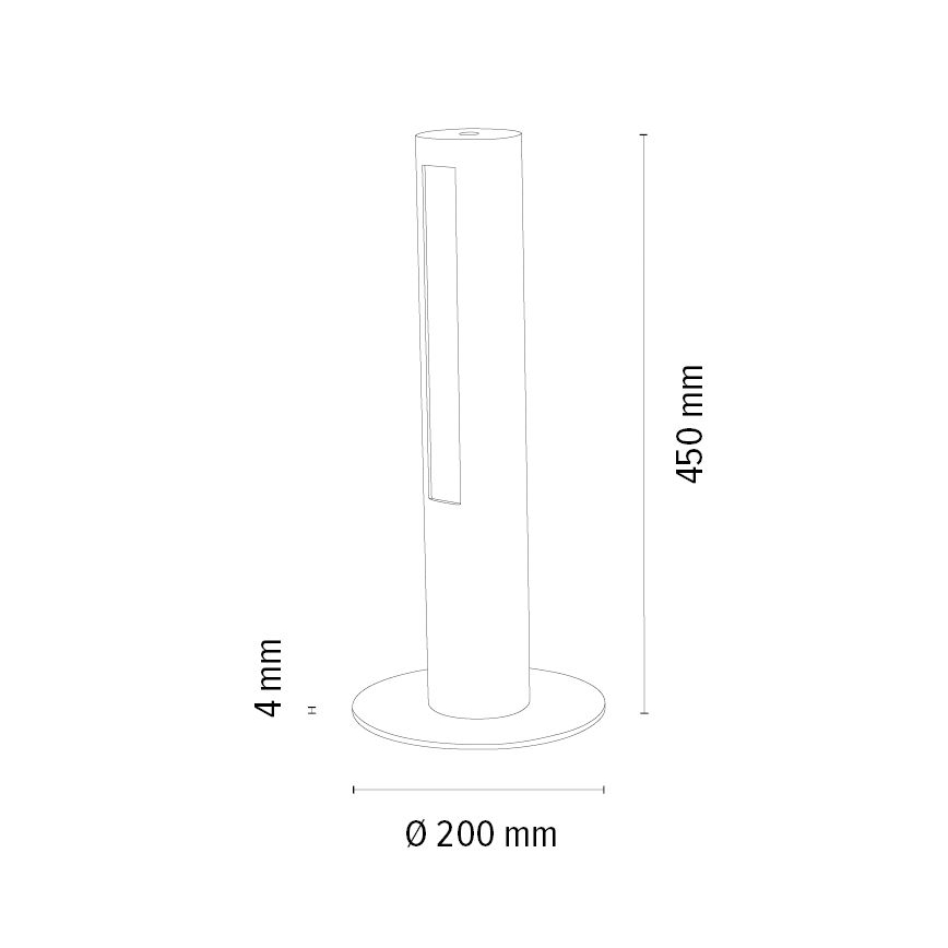 Lámpara de mesa LED regulable CONOR LED/9W/230V roble – FSC Certificado