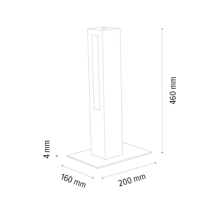 Lámpara de mesa LED regulable LEON LED/9W/230V roble – FSC Certificado