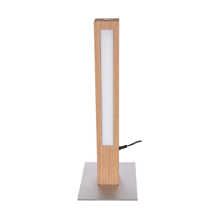 Lámpara de mesa LED regulable LEON LED/9W/230V roble – FSC Certificado