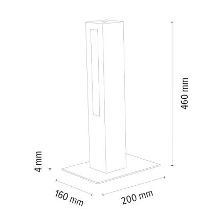 Lámpara de mesa LED regulable LEON LED/9W/230V roble – FSC Certificado