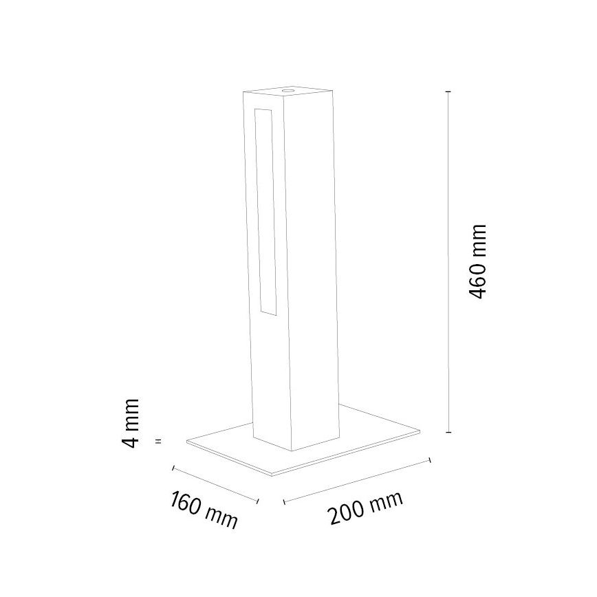Lámpara de mesa LED regulable LEON LED/9W/230V roble – FSC Certificado