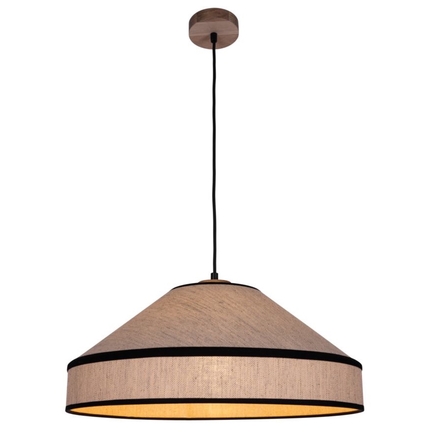Lámpara colgante AMIGO 1xE27/60W/230V roble – FSC Certificado