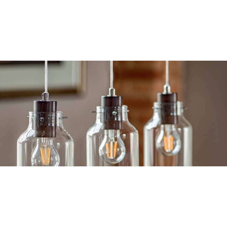Lámpara colgante ALESSANDRO 1xE27/60W/230V - Certificado FSC
