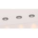 SET 3x Lámpara empotrable LED VITAR 1xGU10/5W/230V concreto – FSC Certificado