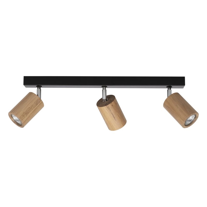 Foco LED de techo MATTI 3xGU10/5W/230V roble - certificado FSC