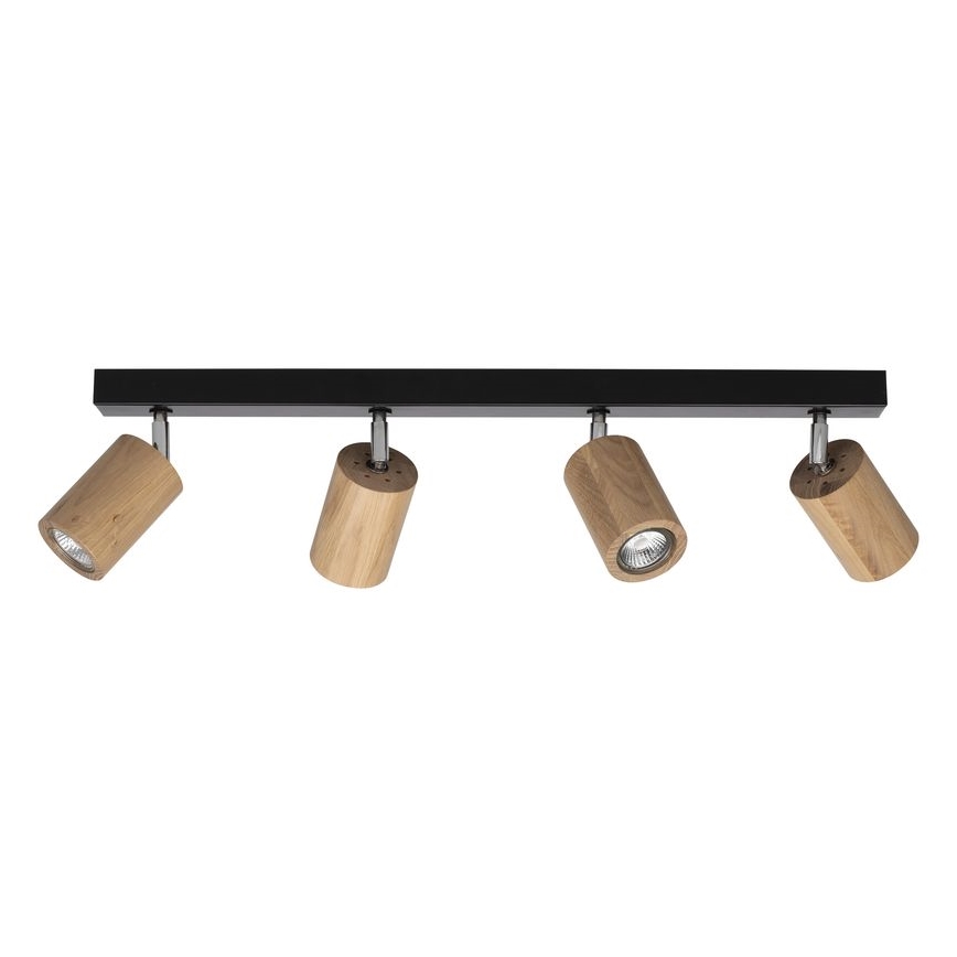 Foco LED de techo MATTI 4xGU10/5W/230V roble - certificado FSC
