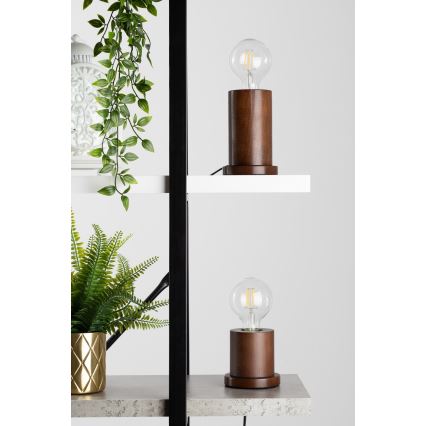 Lámpara de mesa TASSE 1xE27/25W/230V haya