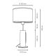 Lámpara de mesa PINO 1xE27/40W/230V - Certificado FSC