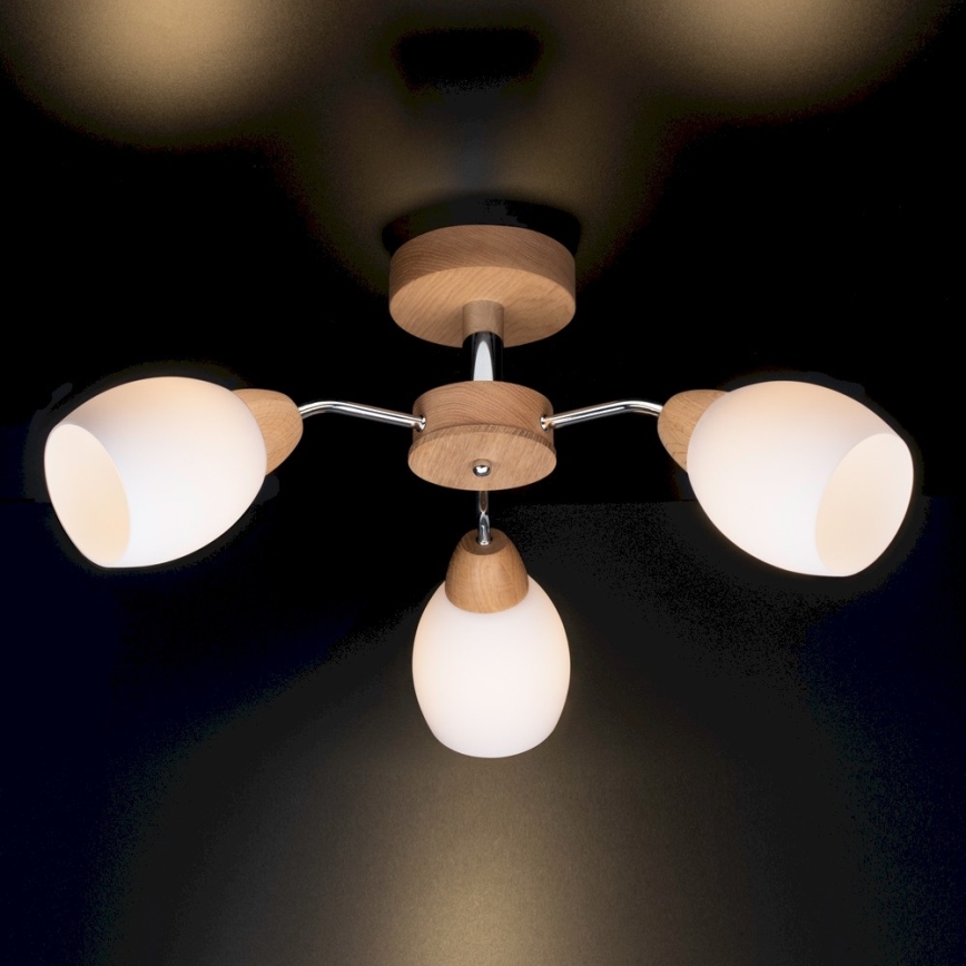 Lámpara de techo PARMA 3xE27/40W/230V - Certificado FSC