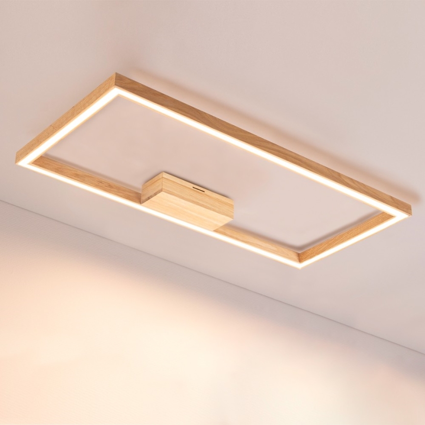 Plafón LED RAMME LED/34W/230V roble mate - Certificado FSC