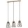 Spot-Light - Lámpara colgante ORAZIO 3xE27/60W/230V roble