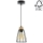 Spot-Light - Lámpara de araña de cable ORAZIO 1xE27/60W/230V roble - Certificado FSC