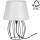 Spot-Light - Lámpara de mesa MANGOO 1xE27/40W/230V gris/negro – Certificado FSC