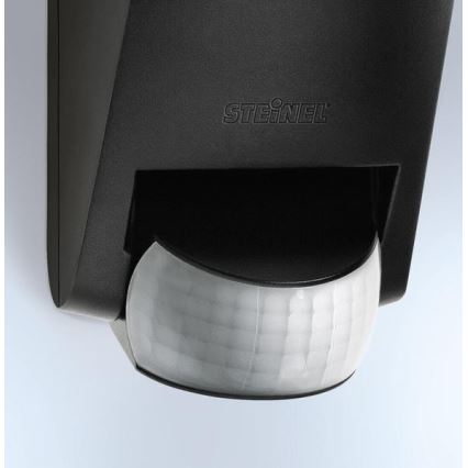 STEINEL 005535- Aplique de exterior con sensor L585S 1xE27/60W negro IP44