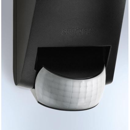 STEINEL 005535- Aplique de exterior con sensor L585S 1xE27/60W negro IP44