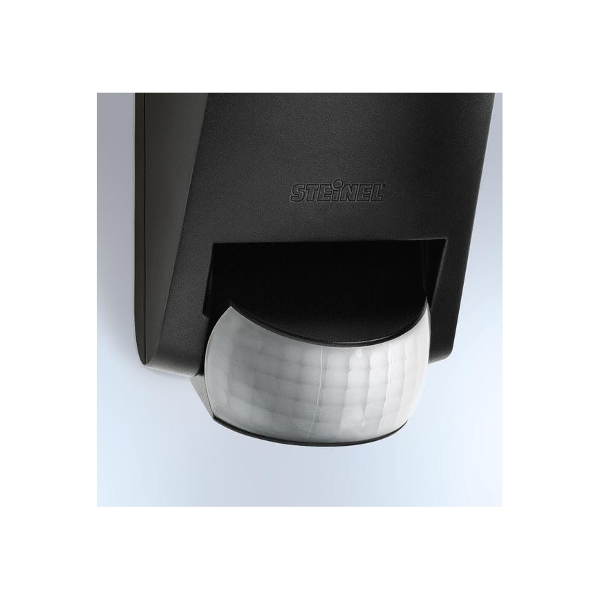 STEINEL 005535- Aplique de exterior con sensor L585S 1xE27/60W negro IP44
