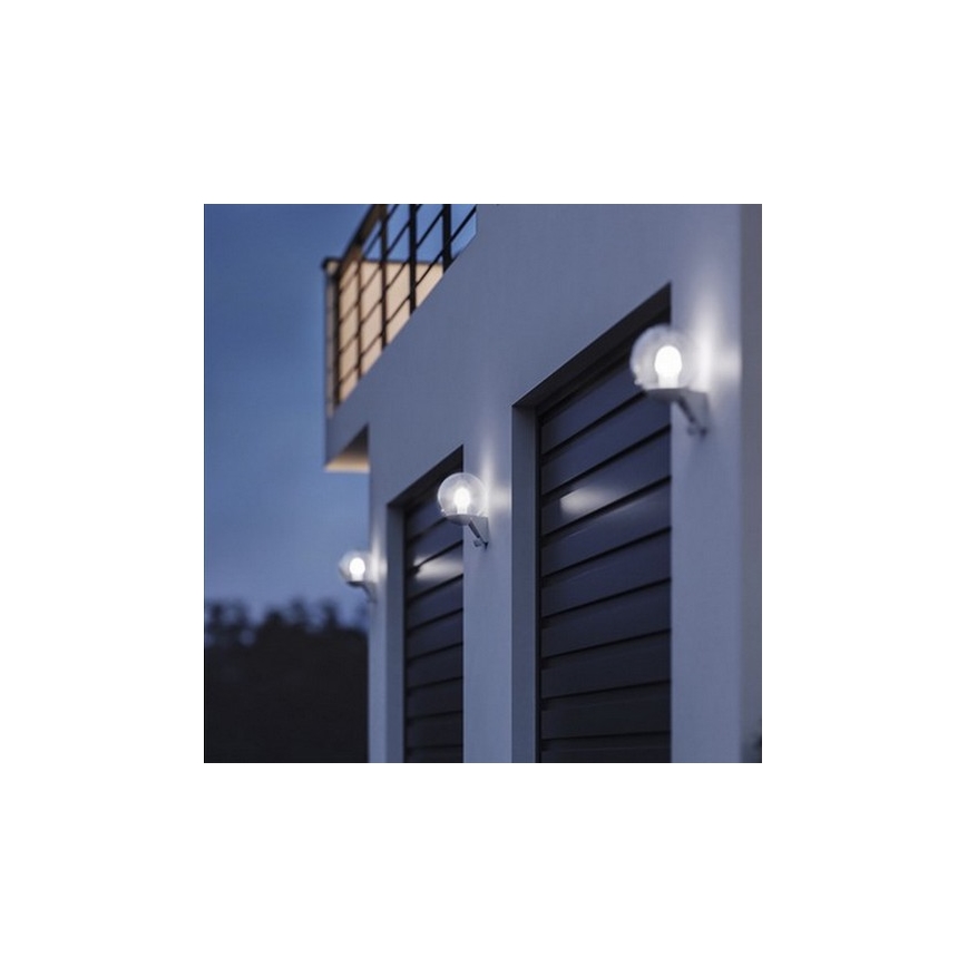 STEINEL 005917 - Aplique exterior con sensor L585S 1xE27/60W blanco IP44