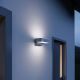 STEINEL 009847 - Lámpara LED de pared para exteriores con sensor L810LED iHF LED/12W IP44