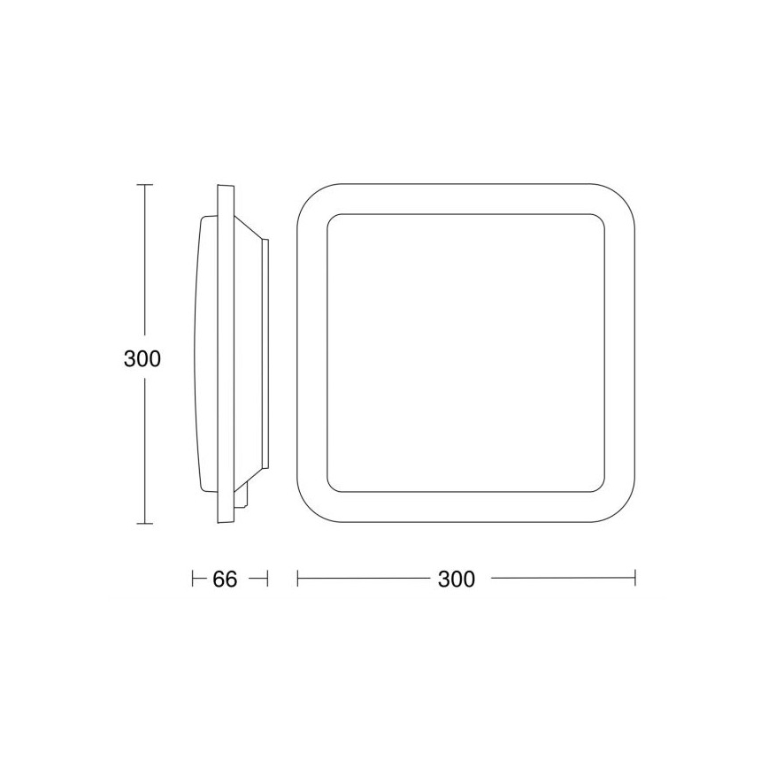 Steinel 052522 - LED Plafón con sensor RS LED/9,5W/230V