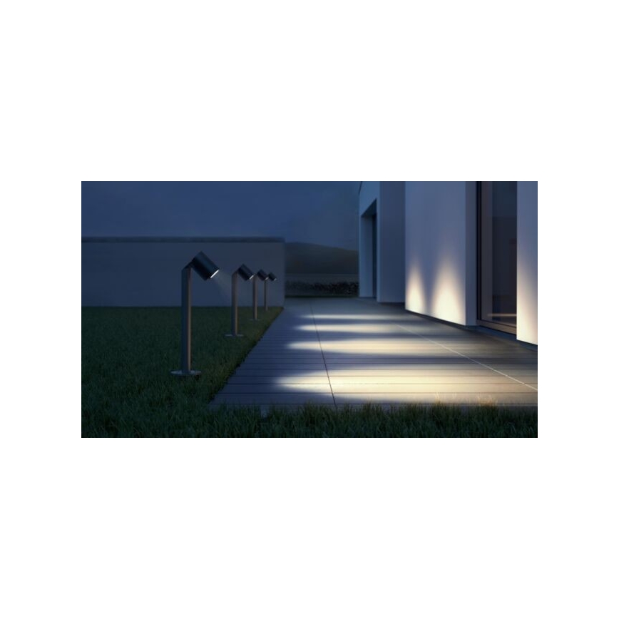 STEINEL 058661 - Lámpara de exterior LED con sensor SPOT WAY 1xGU10/7W/230V IP44