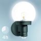 Steinel 059880 - LED Lámpara de exterior con sensor L 115 1xE27/60W/230V IP44
