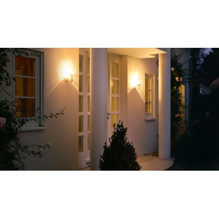 Steinel 059880 - LED Lámpara de exterior con sensor L 115 1xE27/60W/230V IP44