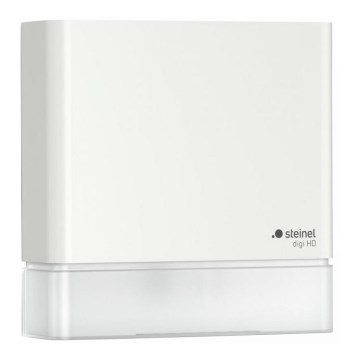 Steinel 066109 - Sensor de movimiento para exteriores IS 180 DIGI HD COM1 IP54 blanco