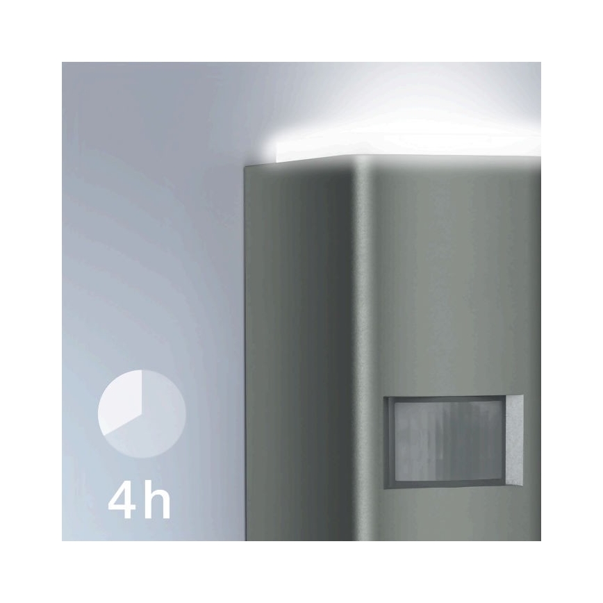 Steinel 067199 - Aplique LED de exterior con sensor L 930 S LED/9,3W/230V IP44 antracita