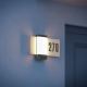 Steinel 067205 - Número de casa LED con sensor L270SC LED/7,8W/230V IP44