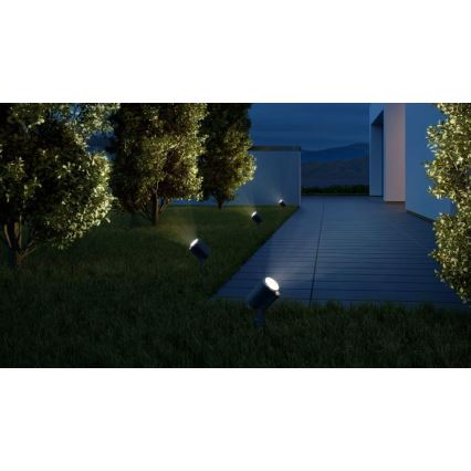 Steinel 068660 - Lámpara LED de exterior SPOT GARDEN 1xGU10/6,7W/230V IP44 antracita