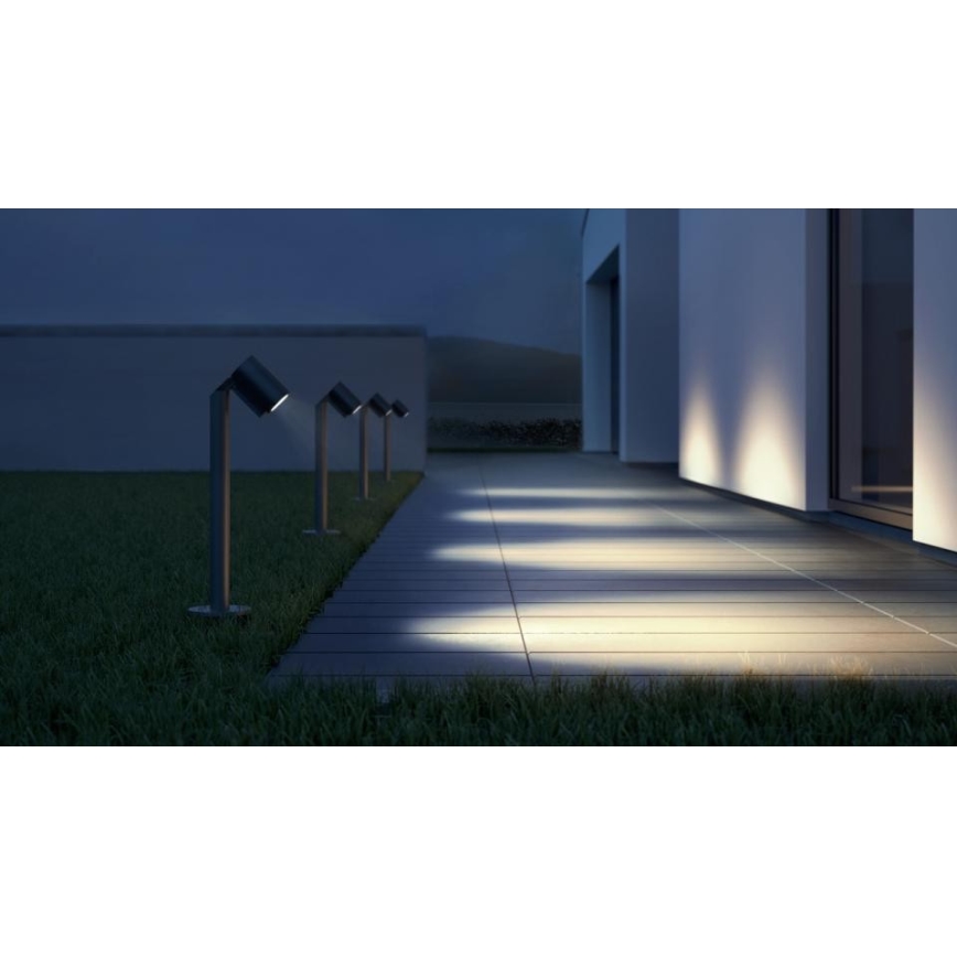 Steinel 068677 - Lámpara LED de exterior SPOT WAY 1xGU10/6,7W/230V IP44 antracita