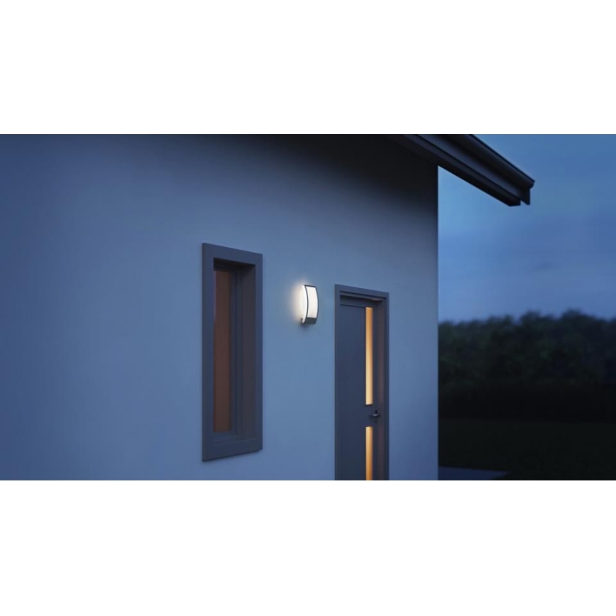 Steinel 069254 - Aplique de exterior L 22 1xE27/60W/230V IP44 antracita