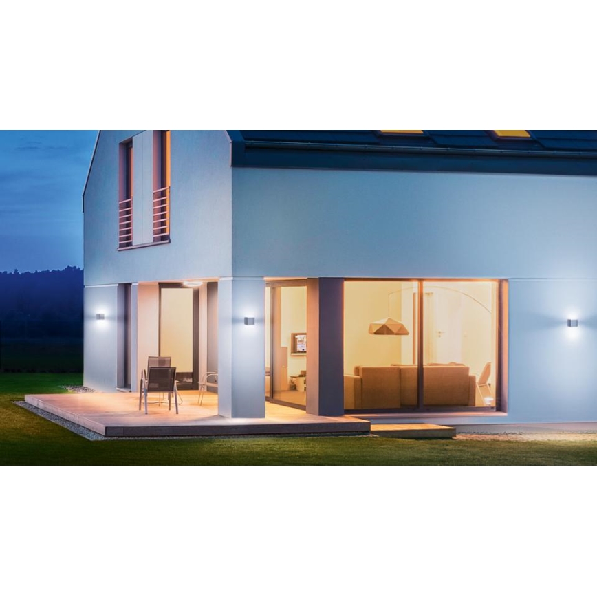 Steinel 079260 - Aplique LED de exterior L835 C LED/9,1W/230V IP44 antracita