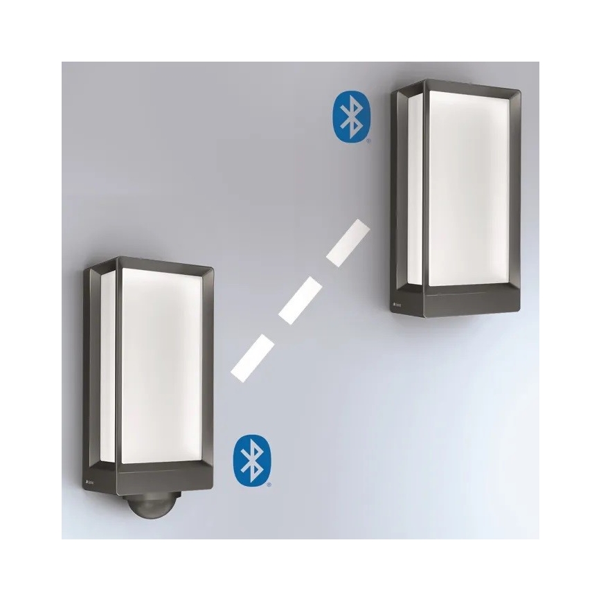 Steinel 085254 - LED Aplique de exterior regulable L42C LED/12,6W/230V IP54