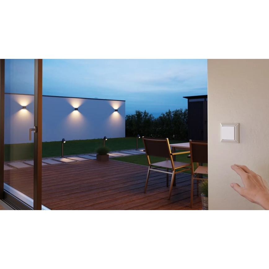 Steinel 088620 - Interruptor inalámbrico para el hogar TAPDUO C WS