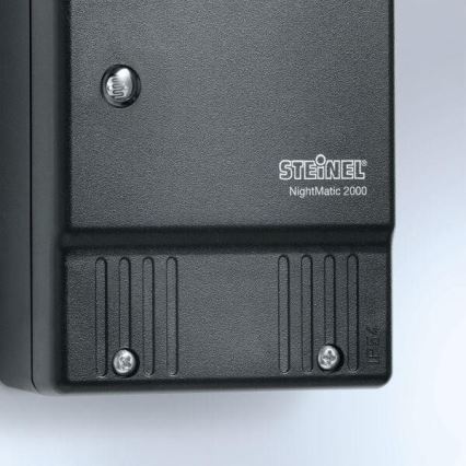 STEINEL 550318 - Interruptor crepuscular NightMatic 2000 negro IP54