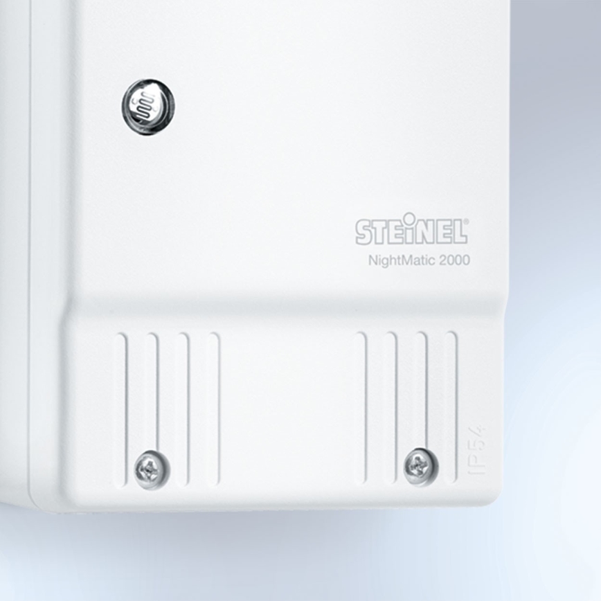 STEINEL 550417 - Interruptor crepuscular NightMatic 2000 blanco IP54