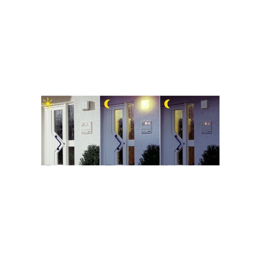 STEINEL 550516 - Interruptor crepuscular NightMatic 3000 Vario negro IP54
