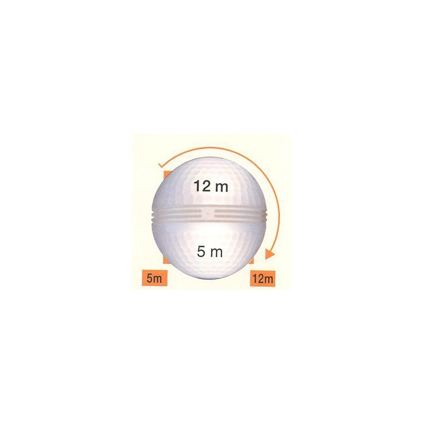 STEINEL 603212 - Sensor de movimiento exterior IS 180-2 blanco IP54